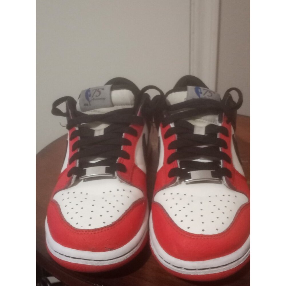 Size 5Y - Nike Dunk Low EMB x NBA 75th Anniversary - Bulls 2021 GS DO6288-100 - Picture 5 of 14